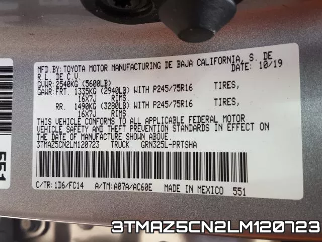 3TMAZ5CN2LM120723 фото 2