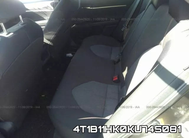 4T1B11HK0KU745081 фото 9