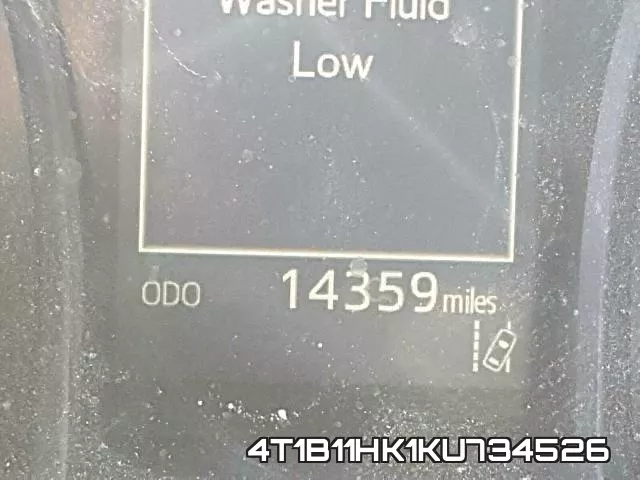 4T1B11HK1KU734526 фото 9