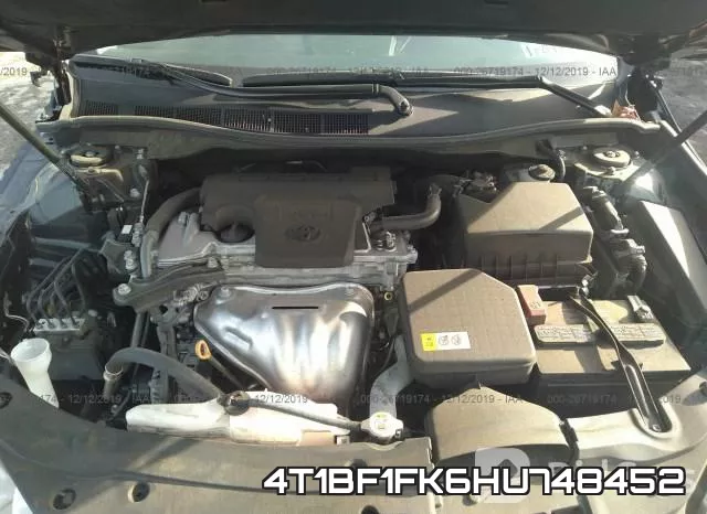 4T1BF1FK6HU748452 фото 2
