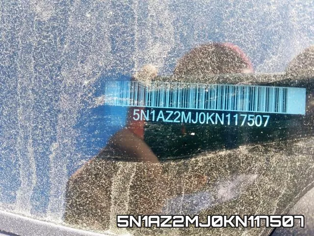 5N1AZ2MJ0KN117507 фото 2