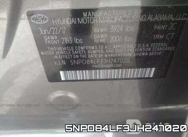 5NPD84LF3JH247020 фото 10
