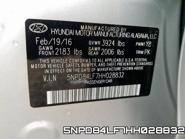 5NPD84LF7HH028832 фото 2