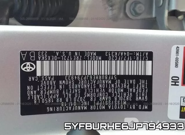 5YFBURHE6JP794933 фото 10