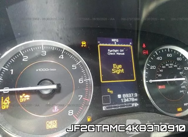 JF2GTAMC4K8370910 фото 8