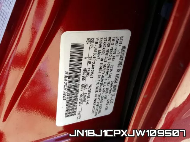 JN1BJ1CPXJW109507 фото 2