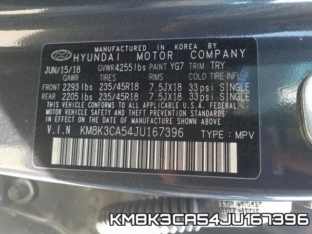 KM8K3CA54JU167396 фото 2