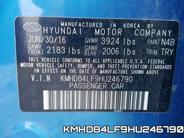 KMHD84LF9HU246790 фото 2