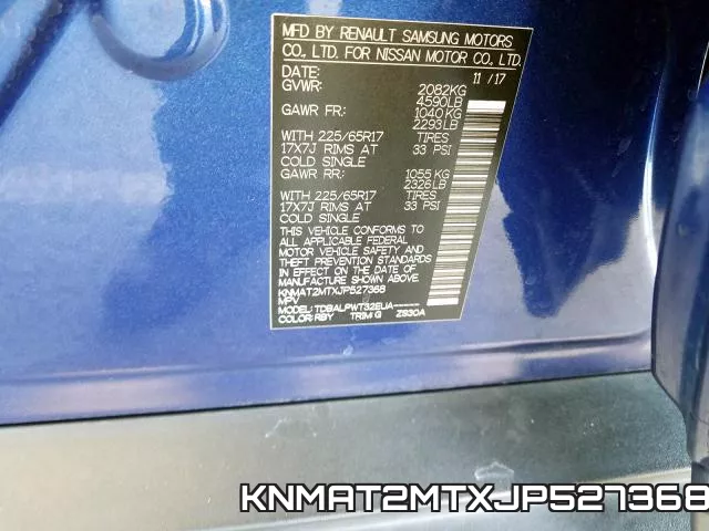 KNMAT2MTXJP527368 фото 2
