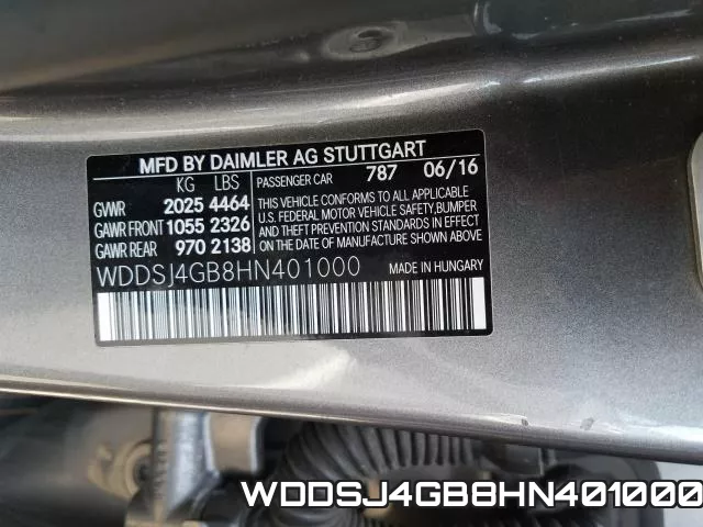 WDDSJ4GB8HN401000 фото 2