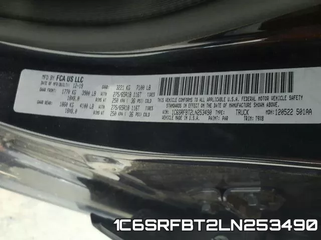 1C6SRFBT2LN253490 фото 2
