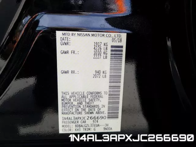 1N4AL3APXJC266690 фото 2