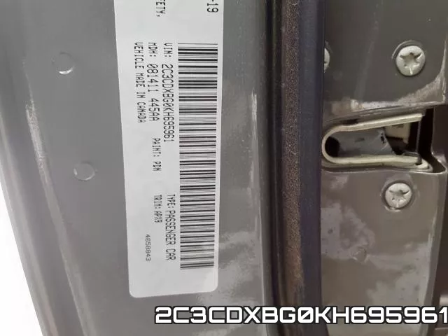 2C3CDXBG0KH695961 фото 2