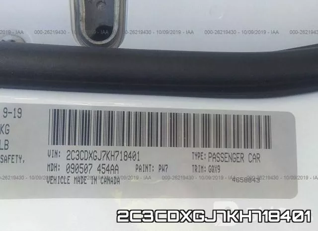 2C3CDXGJ7KH718401 фото 10