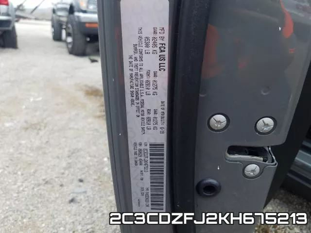2C3CDZFJ2KH675213 фото 2