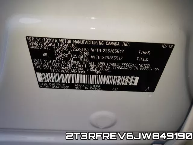 2T3RFREV6JW849190 фото 2