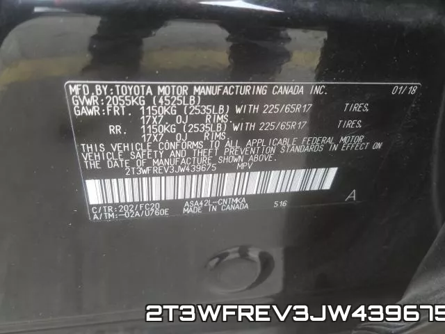 2T3WFREV3JW439675 фото 2