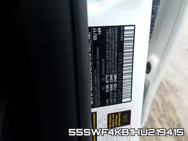 55SWF4KB1HU219415 фото 2