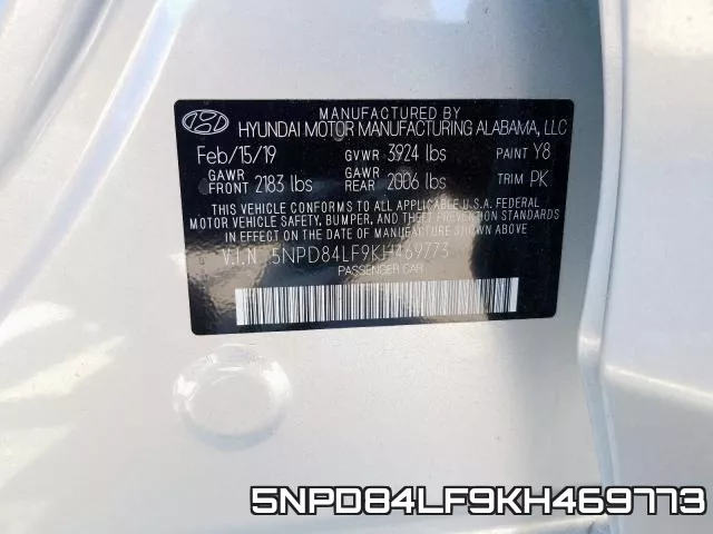 5NPD84LF9KH469773 фото 2