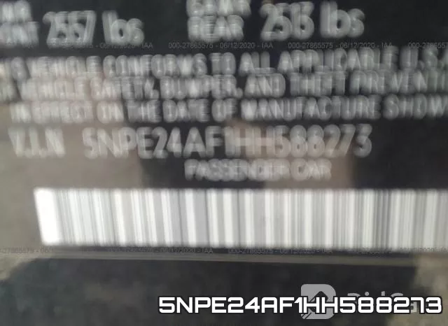 5NPE24AF1HH588273 фото 10