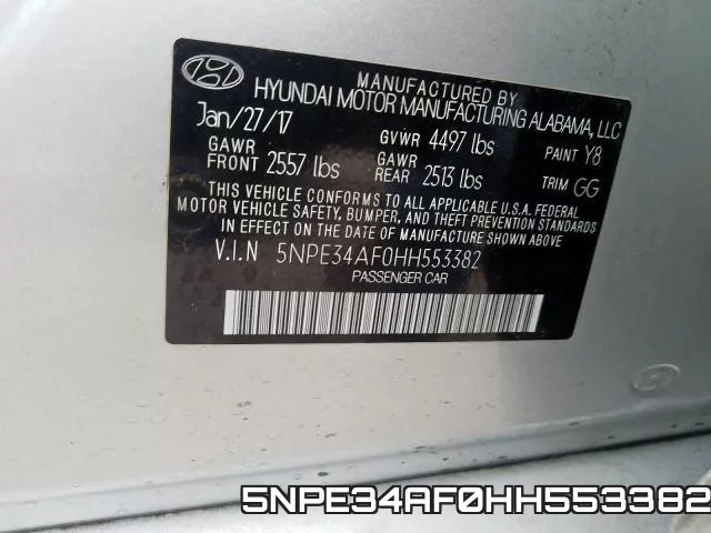 5NPE34AF0HH553382 фото 2