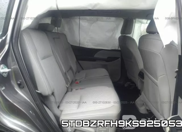 5TDBZRFH9KS925053 фото 9
