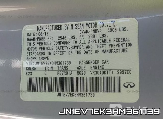 JN1EV7EK3HM361739 фото 10