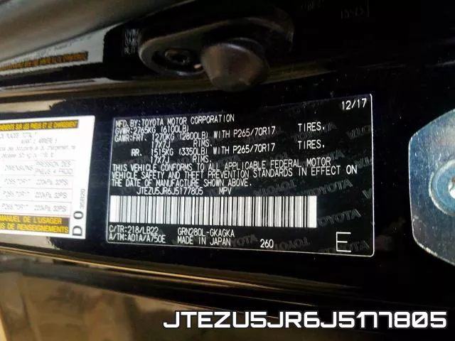 JTEZU5JR6J5177805 фото 2