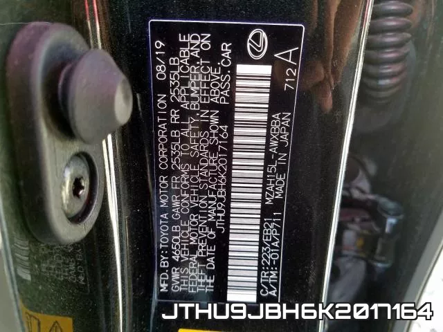 JTHU9JBH6K2017164 фото 2