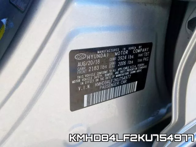 KMHD84LF2KU754977 фото 2
