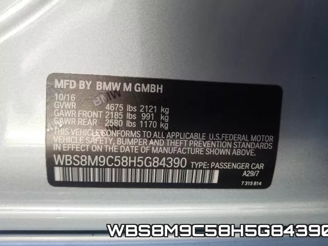 WBS8M9C58H5G84390 фото 2