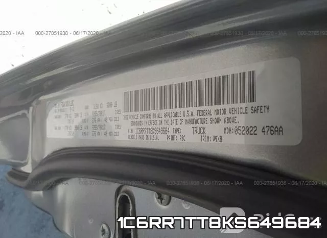 1C6RR7TT8KS649684 фото 10
