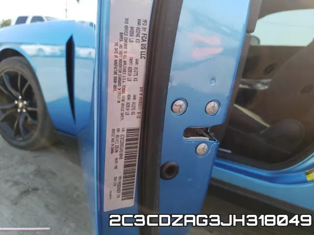 2C3CDZAG3JH318049 фото 2