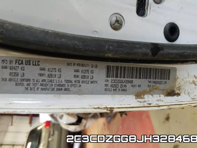 2C3CDZGG8JH328468 фото 2