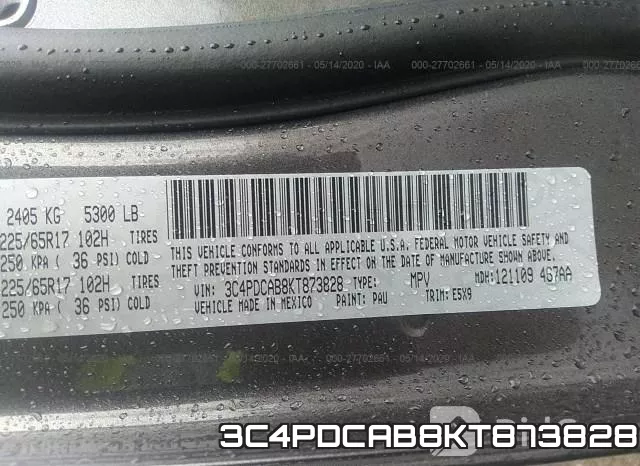 3C4PDCAB8KT873828 фото 10