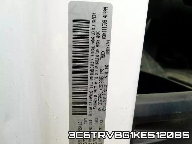 3C6TRVBG1KE512085 фото 2