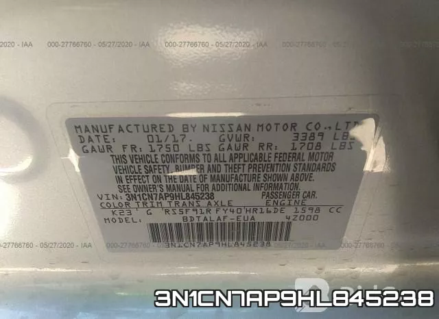 3N1CN7AP9HL845238 фото 10