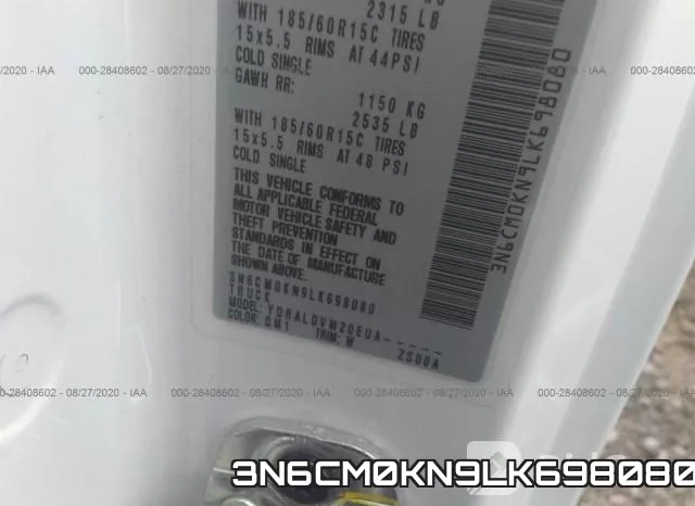 3N6CM0KN9LK698080 фото 10