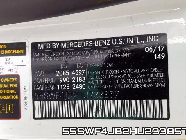 55SWF4JB2HU233857 фото 2