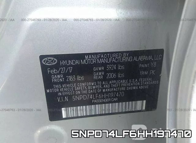 5NPD74LF6HH197470 фото 10