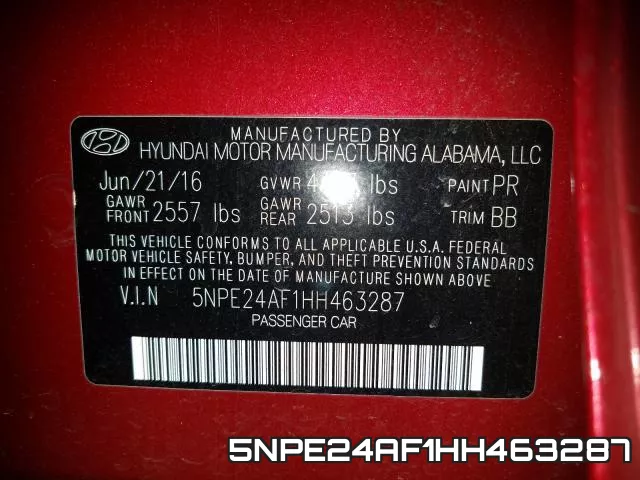 5NPE24AF1HH463287 фото 2