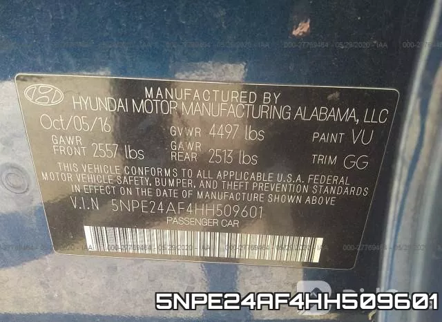 5NPE24AF4HH509601 фото 10