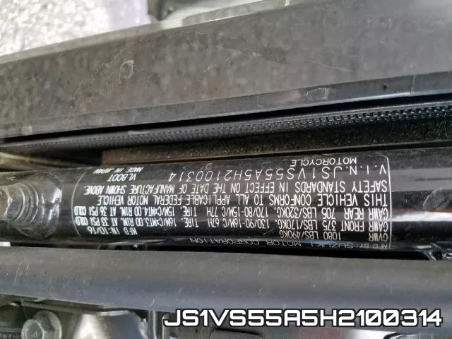 JS1VS55A5H2100314 фото 2