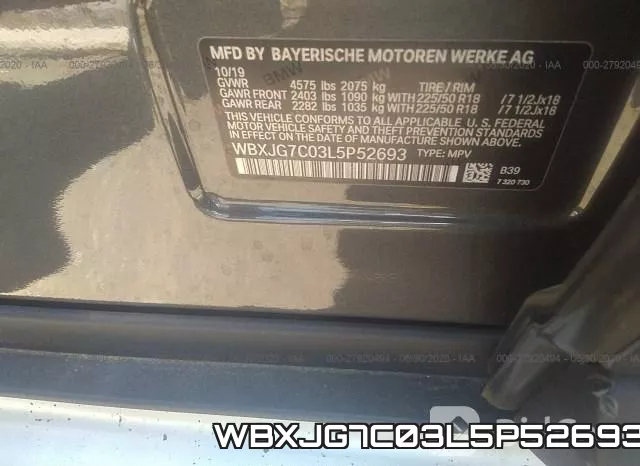 WBXJG7C03L5P52693 фото 10