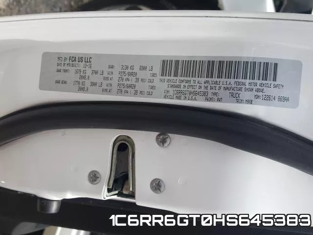 1C6RR6GT0HS645383 фото 2