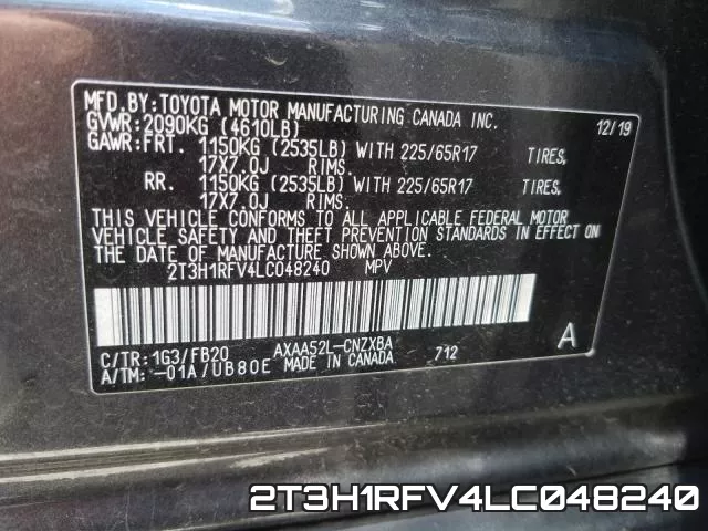 2T3H1RFV4LC048240 фото 2