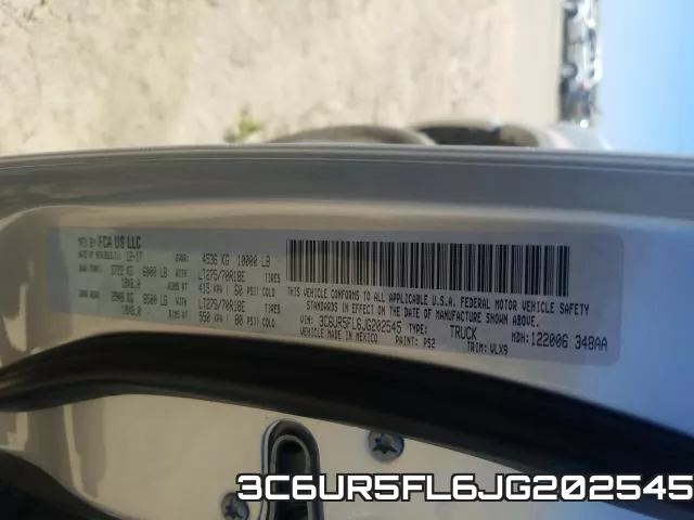 3C6UR5FL6JG202545 фото 2