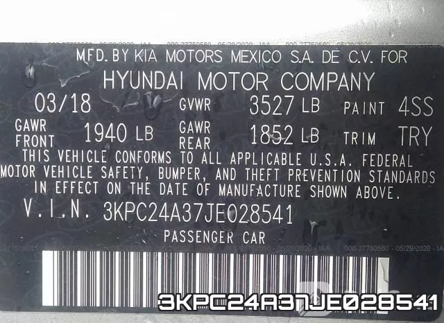3KPC24A37JE028541 фото 10