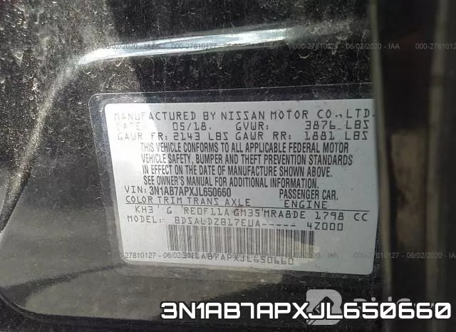 3N1AB7APXJL650660 фото 10