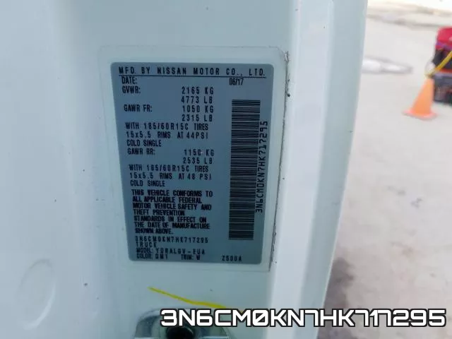 3N6CM0KN7HK717295 фото 2